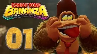 [PL] Donkey Kong pierwszy raz po polsku! - Donkey Kong Bananza | Part 1