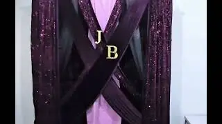 Make a black and purple wedding backdrop with me💜🖤