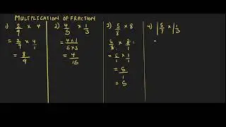 Multiplication of Fractions Made Easy | Step-by-Step Explanation