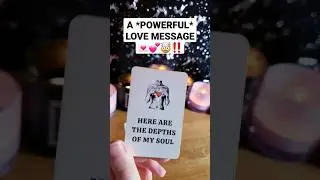 A *POWERFUL* LOVE MESSAGE YOU MUST HEAR‼🤯💕 #shorts #tarot #ASMR #lovetarot #lovemessages #love