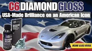 Ceramic Coating a Corvette Z06 with C6 Diamond Gloss | Insane Gloss Reveal!