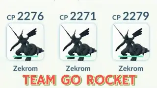 3X ZEKROM battle in Pokemon go | TEAM GO ROCKET DEFEAT in Pokemon go 