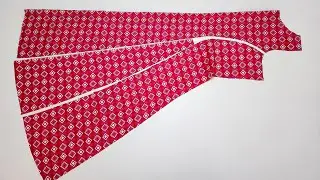Full Flared Kurti Cutting And Stitching | Very Easy Umbrella Kurti | Stitch By Stitch