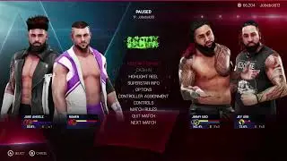 LOST ￼ Footage from WWE 2k19 Romen and Jobe Angelz vs the Usos