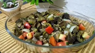 SALADA DE BERINJELA SIMPLES 🍆COM BY VANESSA VLOGS ❤️