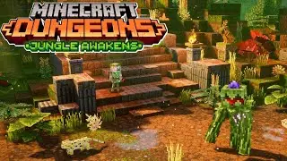 Minecraft Dungeons - Dingy Jungle - JUNGLE AWAKENS DLC | Multiplayer Gameplay |