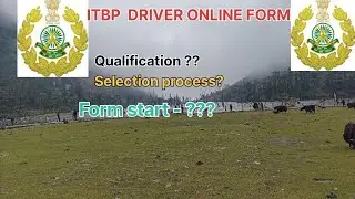 ITBP CT DRIVER ONLINE FORM || APPLY ONLINE || ITBPian