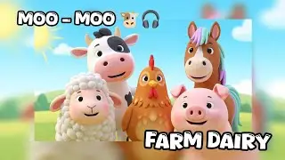 Farm Diary 🐄🐑 | Animal Sounds Song for Toddlers | Kids Rhymes|MoaMao nursery rhymes|