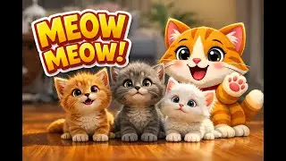 Mimi the Cat 🐱 | Cute Cat Rhyme for Kids | Fun Family Nursery Song | LumiKids TV
