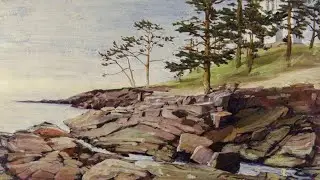 Художник Юрий Ломков.   Акварельные пейзажи Севера, часть 2
