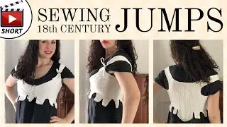 Sewing 18th Century Jumps #shorts