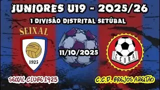 Seixal C 1925 - 1 vs 0 -  Brejos Azeit&atilde;o - 1&ordf; Div. Dist Set&uacute;bal U19 - 11/10/2025 - 25/26 - G07/08/09