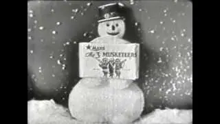 VINTAGE EARLY 50's THREE MUSKETEERS FROZEN CANDY BAR COMMERCIAL - SUPER CIRCUS TV SHOW