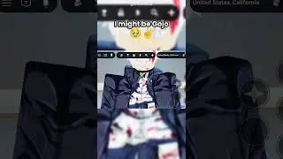 Bro Might Be Gojo #jjs #jujutsukaisen #jujustushenanigans #roblox #gojo @fork-p3y