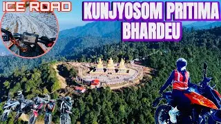 Ice Road ma Bike crash#group-Ride🏍️#Lele-Kunjyosom#❤️💞💞#duke250gen3 