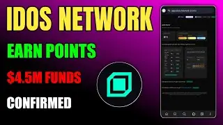 Idos Network Airdrop Full Guide | How To Create  Idos Account | Idos Network Investors & Backers