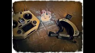 TinyWhoop ur65 - импровизированная трасса дома