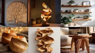 20 Creative Wooden Home Decor Art Ideas | Wooden Wall Art, Lamps & Crafts Inspiration
