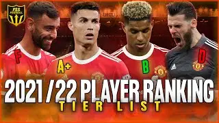 MANCHESTER UNITED 2021/22 PLAYER RANKING - Tier List