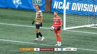 Full college soccer game - NCAA DIII Men's Soccer semi final St Olaf v Washington College #soccer