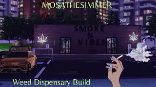 Smoke & Vibes Weed Dispensary #sims4 #sims4build #contentcreator #sims4gameplay