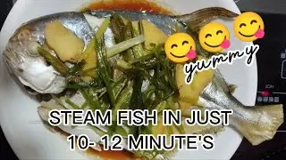 STEAM FISH IN JUST 10-12 MINUTES||AbyGayle Vlog