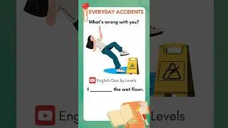Oops! What&rsquo;s wrong? Can you say these accidents in English? #EnglishVocabulary #EverydayEnglish