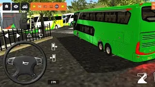 BUS SIMULATOR INDONESA || 🚍Bus&nbsp; Driving👮&zwj;♂️ City &bull; new Coach bus Simulator-Android Gameplay Bus 2025
