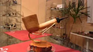 Olive wood pipe Clairmont lumberman freehand handmade -  eBay item number: 400803972407