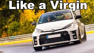 His very first time on the N&uuml;rburgring! Edge of grip in the WET!!
