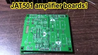 JAT501 amplifier project boards + Snickers health