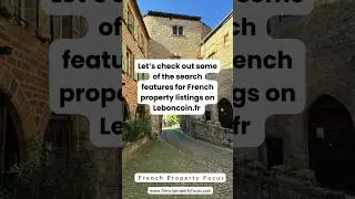 Tips - French property listing search on Leboncoin #frenchrealestate #frenchpropertyforsale