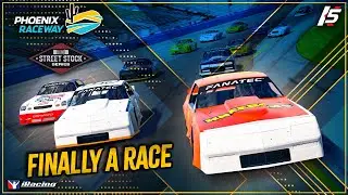 Street Stocks - Phoenix 2008 - геймплей iRacing на овальной трассе