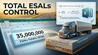 🥇 Calculo de esals aashto 93 - Pavimento Rigido en EXCEL 🚀