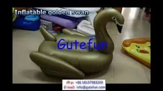 the most popular inflatable golden swan water playing games