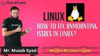 Linux Tutorials - Musab Syed | How to Fix Unmount Issues in Linux? | Linux Tutorials 2024