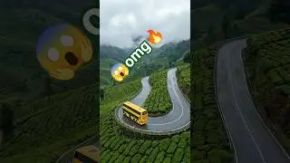 Peaceful Mountain Road Journey Through Lush Green Hills | Drone Nature View