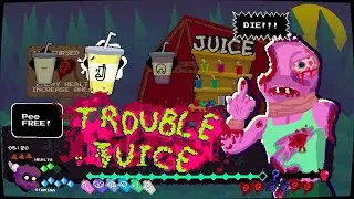TROUBLE JUICE - Gameplay [Twin Stick Shooter/Roguelike/Shoot &rsquo;em up/Action/Arcade/Psychedelic]