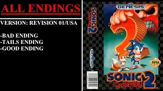 Sonic the Hedgehog 2 [Rev 01/USA] (Sega Genesis) - (All Endings)
