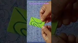 paper craft | bulletin board border cutting | paper border cutting #shorts #papercraft