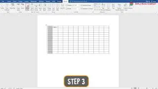CREATING TABLES IN WORD 2016 | CLASS 6 | CHAPTER 3