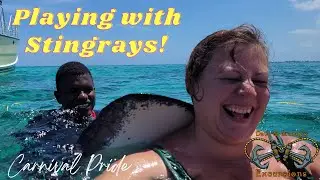 Playing with Stingrays! | Carnival Pride 2022