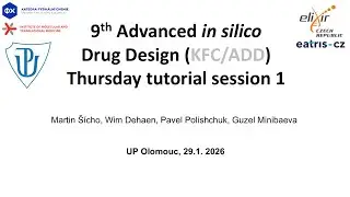 9ADD Thursday: QSAR tutorial in Python (Dr. Wim Dehaen)