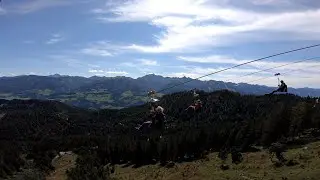 Rope Runner Zipline + Flying Coaster Gr&ouml;bming Stoderzinken 2020 POV Onride