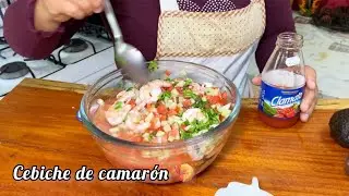 CEVICHE DE CAMARON 🍤 | Cocinemos con Cristina