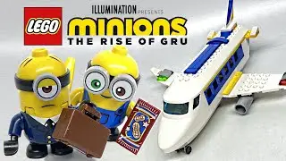Обзор редкого учебного самолёта LEGO Minions! Набор 75547 2021 года!