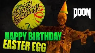 Doom 4 | Happy Birthday Easter Egg (Secret Room Location with Birthday Cake)