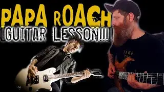 Riffs With TheWoodsman!!! Papa Roach - Last Resort Guitar Lesson - Mayones Duvell - Fishman Fluence