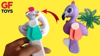 How To Mini Portable Fan Toy Fan For Kids Handle Fan
