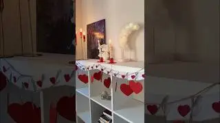 DIY heart cardboard garland | гірлянда з коробки #diy #своїмируками #valentinesdiy #valentinesdecor